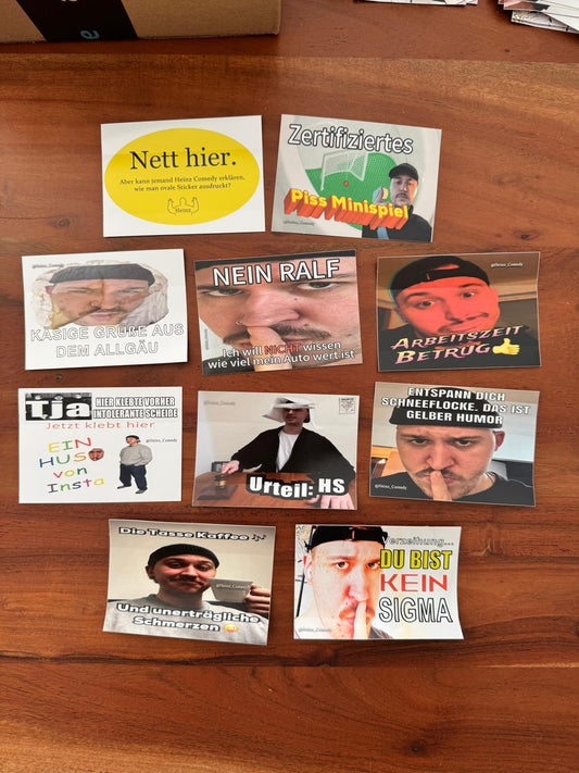 Heinz-Meme-Bundle: 10x 10 sonstige Motive