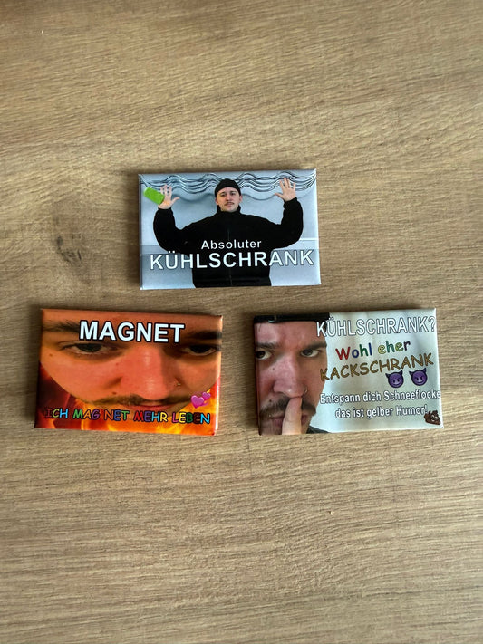 3er-Set Kühlschrankmagneten